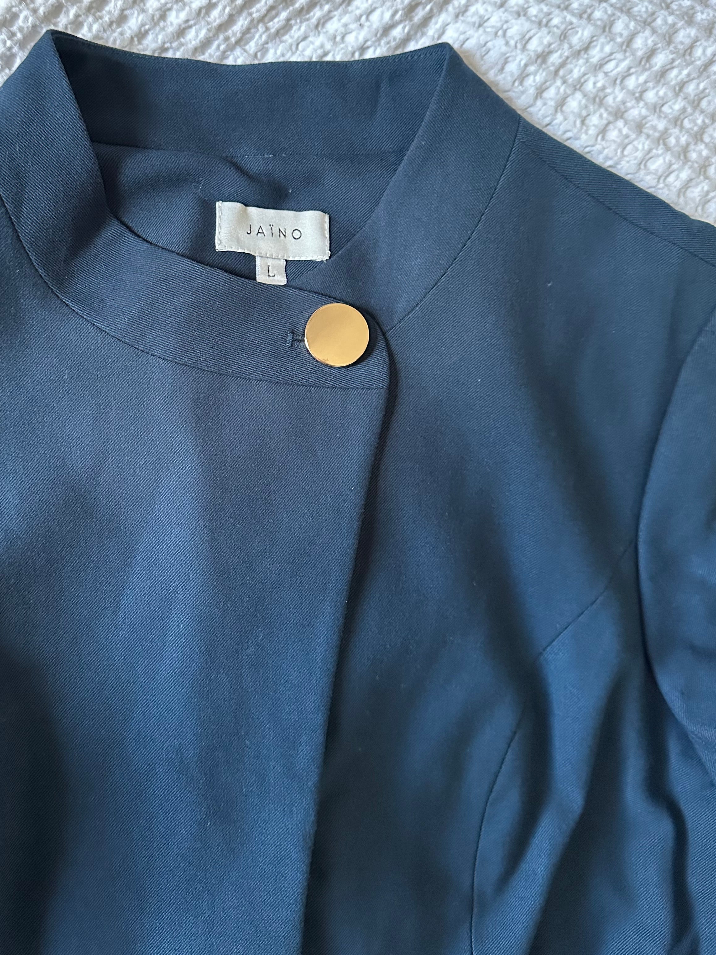 Wool Blend Navy Grace Dress