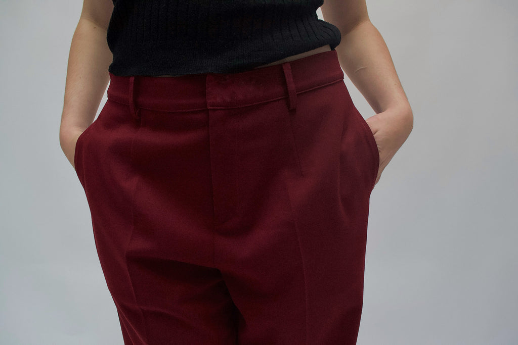 Wool Blend Richmond trousers